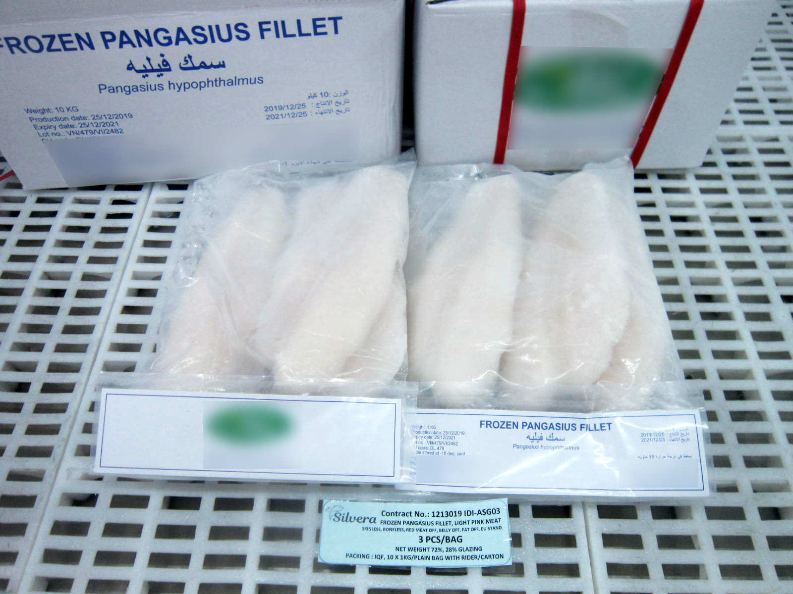 Pangasius Transparent Bags With Riders 