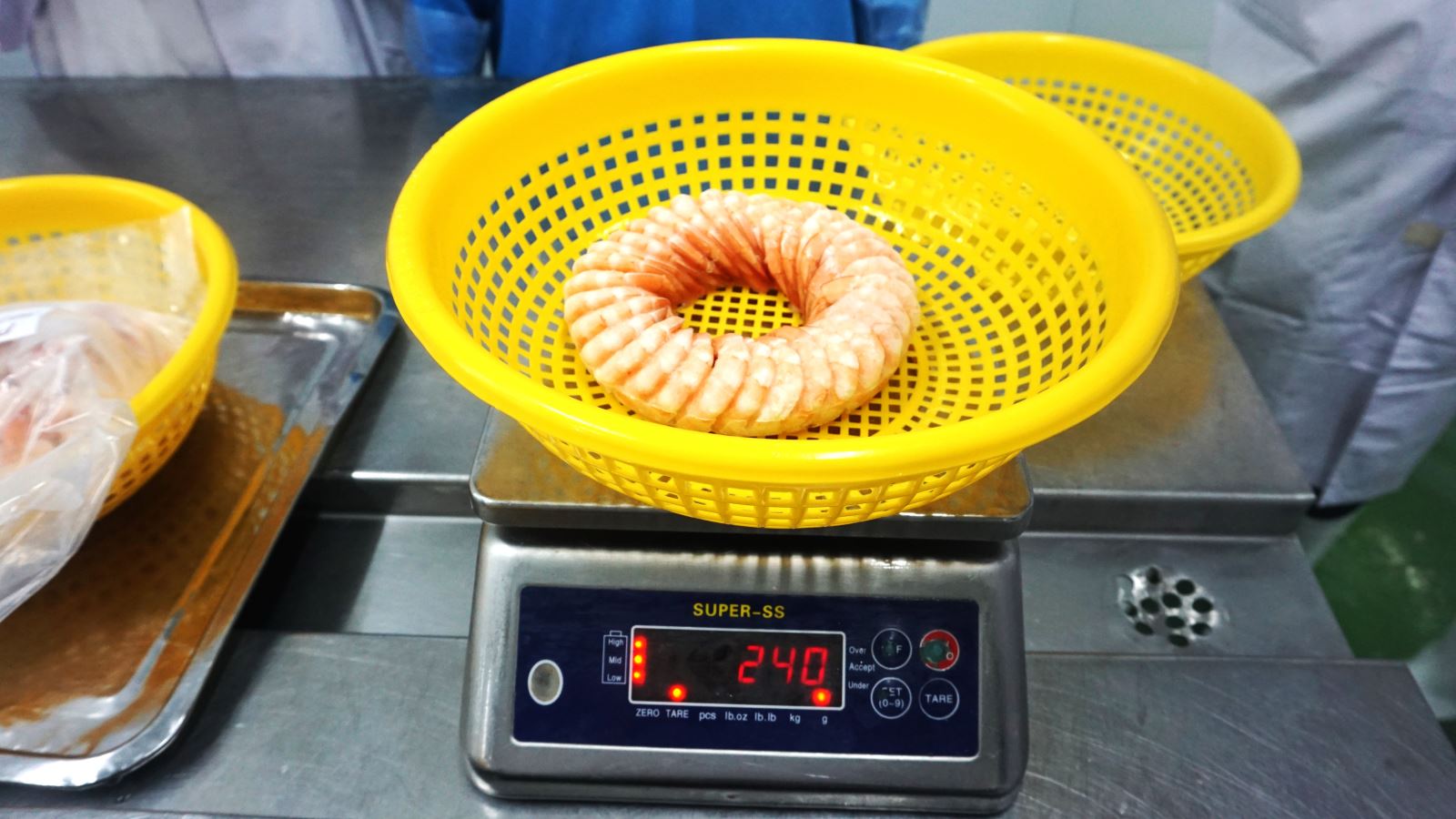 Cooked PDTO Vannamei Shrimp Ring For European Markets. Credit: Silvera Food