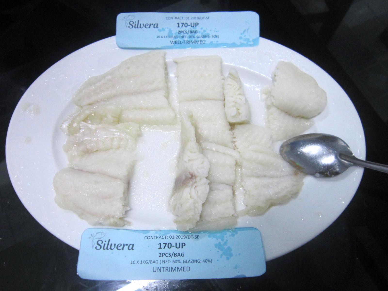 Checking Flavor Of Cooked Pangasius Untrimmed Fillets Checking Flavor Of Cooked Pangasius Untrimmed Fillets